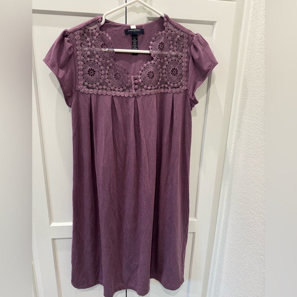 Banana Republic women’s dress M purple